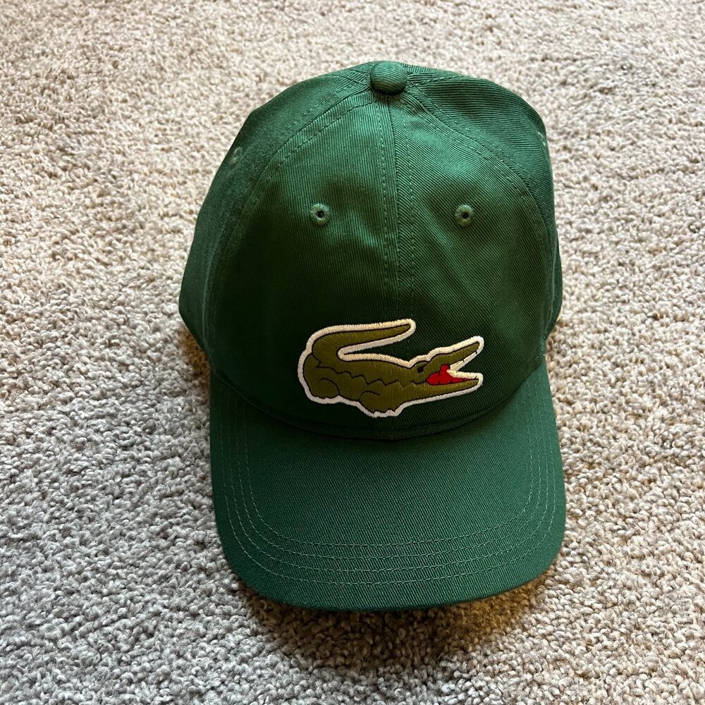 NWT Lacoste dad hat (GREEN)